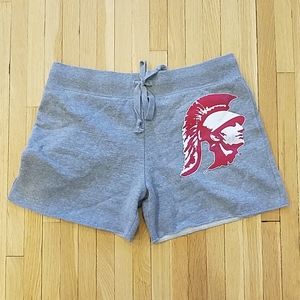 PINK collegiate USC Trojan shorts